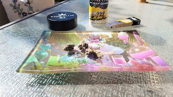 Glass Rolling Tray
