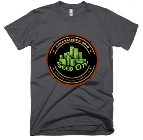 Seed City κοντό μανίκι Tshirt - σπόροι Τράπεζα Ένδυση