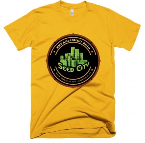 Seed City Lyhythihainen T-paita - Siemenpankin vaatteita