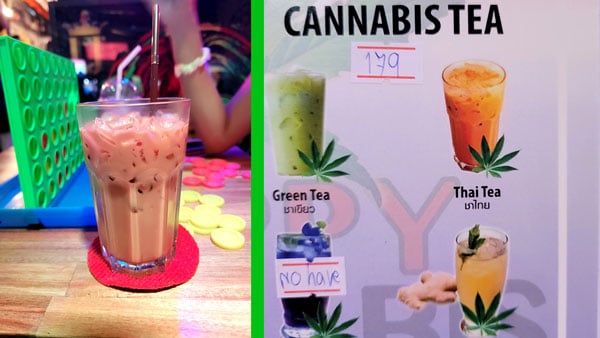 Tè alla cannabis