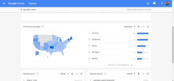 Vermont kannabiksen siemenet