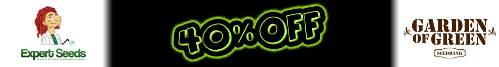 40% Off Expert Seeds och Garden of Green Frön