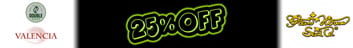 25% OFF Double Seeds, Green House Seeds and Valencia Seeds this June!!!