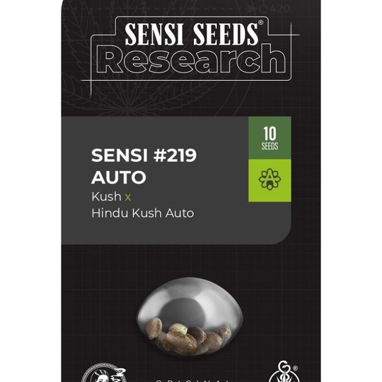 Sensi #219 - Kush x Hindu Kush Auto cannabis seeds – Spicy – Indoor-friendly – Auto-Flowering – image 1 from Seed City
