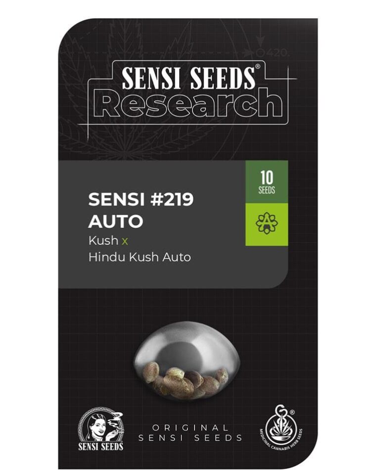 Sensi #219 - Kush x Hindu Kush Auto cannabis seeds – Spicy – Indoor-friendly – Auto-Flowering – image 1 from Seed City