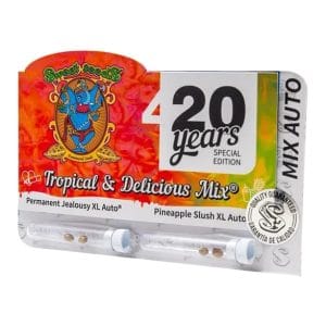 Tropical Delicious Mix cannabis seeds – Citrus – Auto-Flowering – Guaranteed female plants – image 1 from Seed City