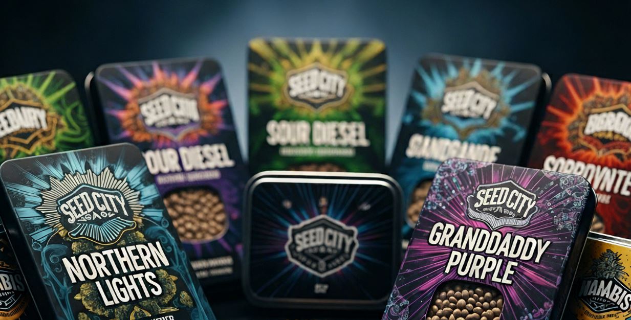 Cannabis seeds for sale at Seed City