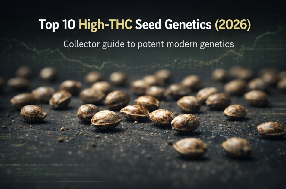 Top 10 high THC cannabis seeds for 2026