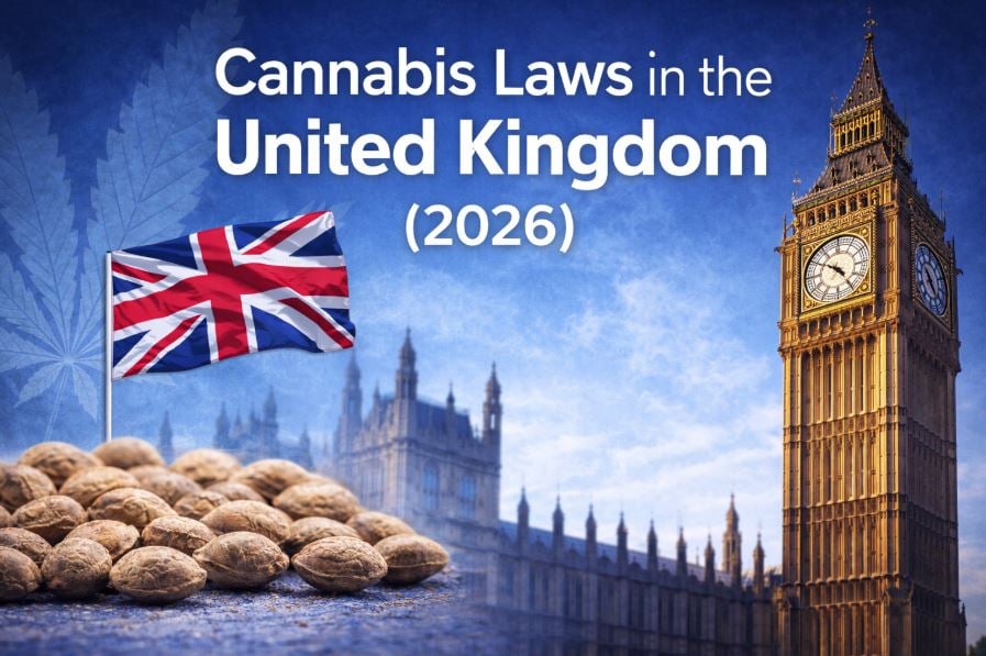 Cannabislovgivning i Storbritannien 2026