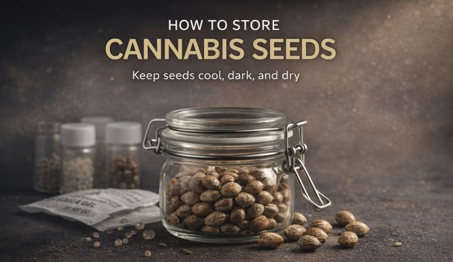 How to store cannabis seeds 2026 guide