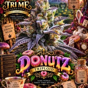Tri Me Genetics Donutz Triploid cannabis plant image 1
