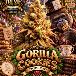 Tri Me Genetics Gorilla Cookies Triploid cannabis plant image 1